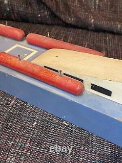 Vintage Homefront WWII PT Boat toy model, wooden boat, folk art, PT 11