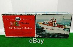 Vintage Ideal Models OWENS Fleetship 22 Outboard Cruiser Power Boats 1552 RARE