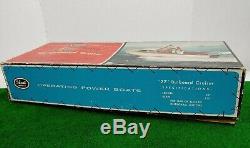 Vintage Ideal Models OWENS Fleetship 22 Outboard Cruiser Power Boats 1552 RARE