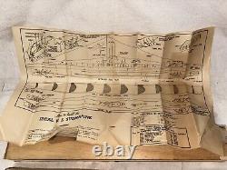 Vintage Ideal U. S. Submarine 24 Balsa Wood Model Kit UNASSEMBLED