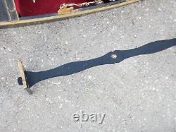 Vintage Italian Gondola Replica Model Venice Italy Wooden Boat Handmade 40 Long