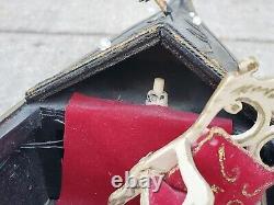 Vintage Italian Gondola Replica Model Venice Italy Wooden Boat Handmade 40 Long