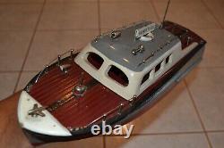 Vintage Ito Boat Model Harbor Patrol 16 Vintage Battery Operated Toy Boat