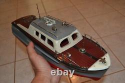 Vintage Ito Boat Model Harbor Patrol 16 Vintage Battery Operated Toy Boat