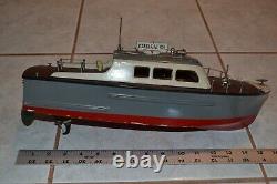 Vintage Ito Boat Model Harbor Patrol 16 Vintage Battery Operated Toy Boat