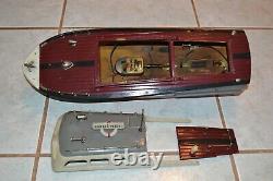 Vintage Ito Boat Model Harbor Patrol 16 Vintage Battery Operated Toy Boat