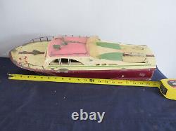 Vintage Ito Miss Sakura Wooden Toy Cabin Cruiser