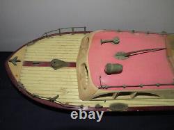 Vintage Ito Miss Sakura Wooden Toy Cabin Cruiser