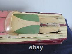 Vintage Ito Miss Sakura Wooden Toy Cabin Cruiser