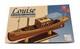 Vintage Louise Model Ship Victorian Steam Launch Wood Boat Kit By Constructo