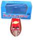 Vintage Lucky Toy Japan Power Boat Battery Operated Wooden Deck Model Works Well