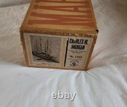 Vintage Marine Model Co. Charles W. Morgan Whaling Ship No. 1089 Wood Hull