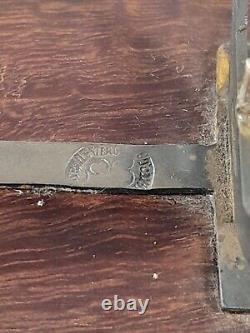 Vintage Mexico Sterling Silver USS Constitution Model Ship Ltd 64/500 Wood Base