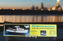 Vintage Midwest Boothbay Lobster Boat R/C Balsa Model Boat Kit No. 964 30 Hull