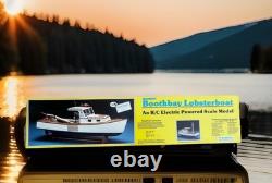 Vintage Midwest Boothbay Lobster Boat R/C Balsa Model Boat Kit No. 964 30 Hull
