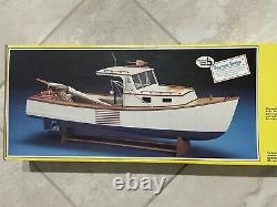 Vintage Midwest Wood Model BOOTHBAY LOBSTERBOAT RC Unbuilt Open Box