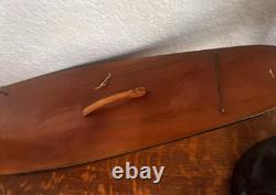Vintage Model 35 Inch Wood Wooden Yacht Sailboat Boat