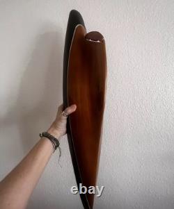 Vintage Model 35 Inch Wood Wooden Yacht Sailboat Boat