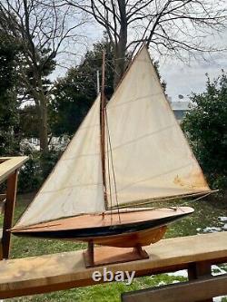 Vintage Model Sailboat