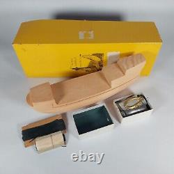 Vintage Model Shipways'Mayflower' Solid Hull Wood Ship Model