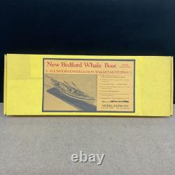 Vintage Model Shipways New Bedford Whale Boat 1850-1870 Wooden 116 Scale Model