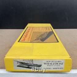 Vintage Model Shipways New Bedford Whale Boat 1850-1870 Wooden 116 Scale Model