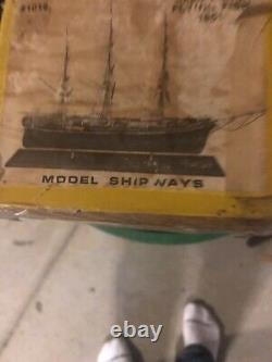 Vintage Model shipways Company flying fish ship Model new old stock