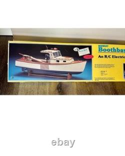 Vintage NOS Midwest Boothbay Lobster Boat Kit #964 30in RC Balsa Unbuilt