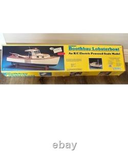 Vintage NOS Midwest Boothbay Lobster Boat Kit #964 30in RC Balsa Unbuilt