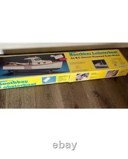 Vintage NOS Midwest Boothbay Lobster Boat Kit #964 30in RC Balsa Unbuilt