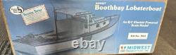 Vintage NOS Midwest Boothbay Lobster Boat Kit #964 30in RC Balsa Unbuilt