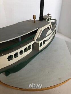 Vintage ONNalinda Wooden Model boat 24 long in great condition