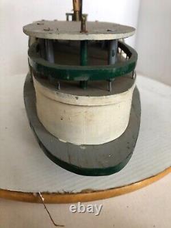 Vintage ONNalinda Wooden Model boat 24 long in great condition