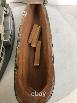 Vintage ONNalinda Wooden Model boat 24 long in great condition