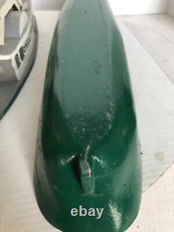 Vintage ONNalinda Wooden Model boat 24 long in great condition
