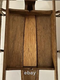 Vintage Outrigger Canoe Boat Replica Scandinavian Norwegian 38 Wooden Model