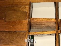 Vintage Outrigger Canoe Boat Replica Scandinavian Norwegian 38 Wooden Model