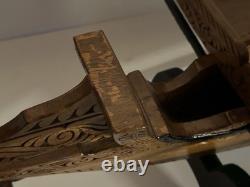 Vintage Outrigger Canoe Boat Replica Scandinavian Norwegian 38 Wooden Model