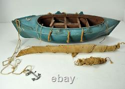 Vintage Pond Sailing Boat 19 Alaska Fishing Boat Wood Model