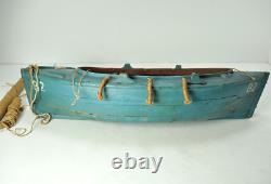 Vintage Pond Sailing Boat 19 Alaska Fishing Boat Wood Model