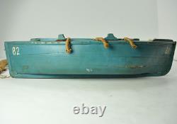 Vintage Pond Sailing Boat 19 Alaska Fishing Boat Wood Model