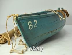 Vintage Pond Sailing Boat 19 Alaska Fishing Boat Wood Model