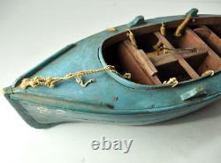 Vintage Pond Sailing Boat 19 Alaska Fishing Boat Wood Model