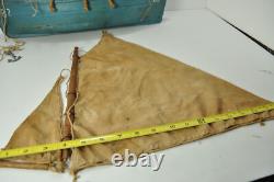 Vintage Pond Sailing Boat 19 Alaska Fishing Boat Wood Model