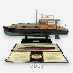 Vintage Replica Model of Ernest Hemingway's Boat Pilar Display Model with Stand