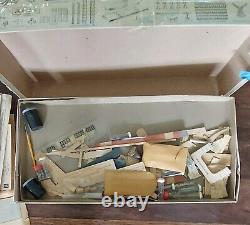 Vintage SCIENTIFIC Robert E Lee WOOD MODEL BOAT SHIP Kit OPEN BOX See Pics