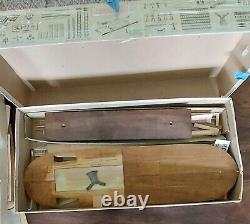 Vintage SCIENTIFIC Robert E Lee WOOD MODEL BOAT SHIP Kit OPEN BOX See Pics
