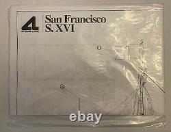 Vintage San Francisco Galleon SXVI Boat Artesania Latina Model Kit in Box 190