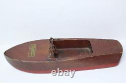 Vintage Seaworthy Boats 1920'S 30s Flying Yankee Model Wooden Boat As Found