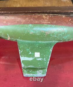 Vintage Seaworthy Boats North Star Wooden Model Boat 20 Inches Long